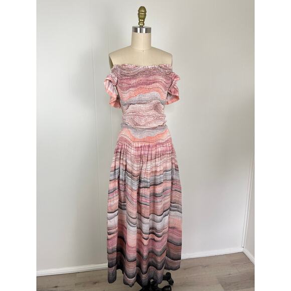 Vintage Dresses & Skirts - True Vintage 60s 70s Maxi Dress Small Shannon Rodgers Jerry Silverman RARE Pink